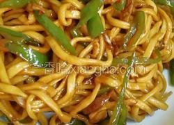 尖椒肉丝炒面