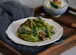 香芹蒜苗炒肉