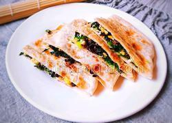菠菜木耳鸡蛋馅饼