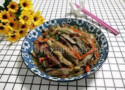 黑平菇炒香干