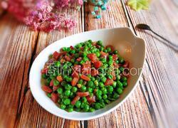 豌豆炒腊肠