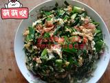 蒜苗炒鸡蛋