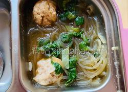 油菜粉丝肉丸汤（小童）