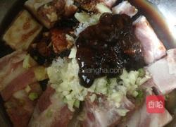 荷叶糯米蒸排骨的做法图解5