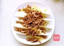 肉末蒸娃娃菜的做法图解6
