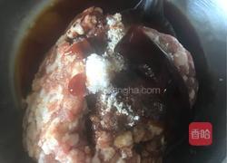 蒸油菜肉丸的做法图解1