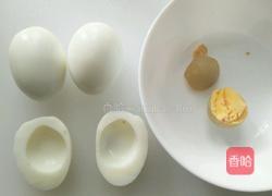 胡萝卜鸡蛋蒸虾滑的做法图解2