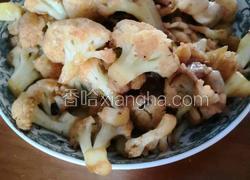 五花肉炒菜花
