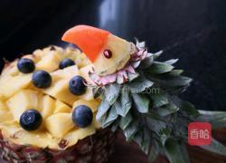 水果拼盘(鹦鹉菠萝凤梨)的做法图解16