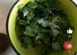 香菜鸡蛋汤的做法图解3