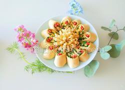 新文美食 鸡蛋韭菜豆皮花