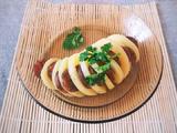 腊肠蒸风琴土豆
