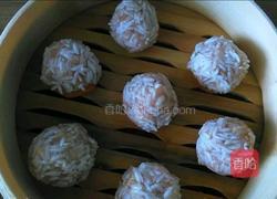 香米珍珠丸子的做法图解8