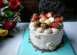 可可口味生日蛋糕