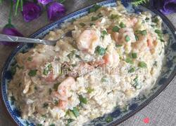 滑蛋虾仁饭