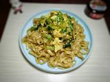 油菜蛋炒面