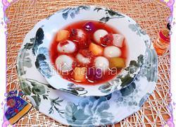玫瑰花酿汤圆芋圆