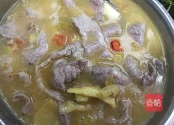 酸汤肉片的做法图解3