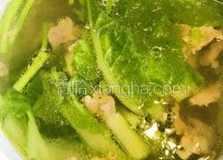 你没吃过的小白菜肉片汤
