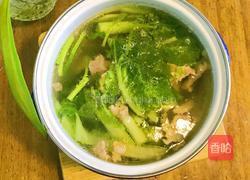你没吃过的小白菜肉片汤的做法图解7