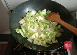 猪油炒长油方包菜的做法图解5