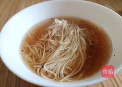 蒜苗香香汤面的做法图解4
