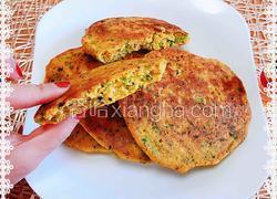 野生荠菜杂粮饼
