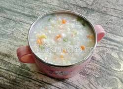 鲜虾豌豆粥 (宝宝辅食）