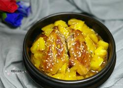 ＃水果创意菜＃菠萝鸡翅