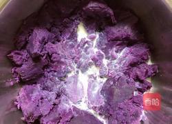 芝士焗鲜果紫薯的做法图解3