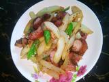 咸肉炒丝瓜