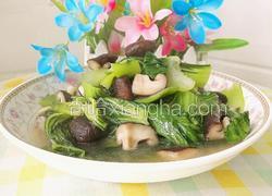 香菇炒上海青