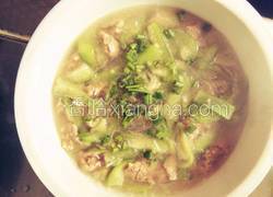 丝瓜粉丝肉片汤