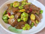 苕粉皮炒蚕豆的做法[图]