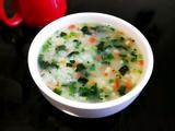 菠菜大米粥(宝宝辅食）