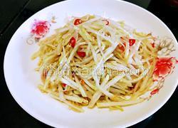 炝拌苤蓝(减脂菜）