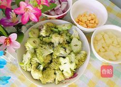 土豆地瓜炒西兰花的做法图解2