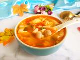 夏日轻食茄汁菌菇豆腐汤