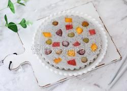 芝麻酸奶水果冻