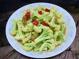 菜花炒干虾仁
