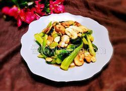 口蘑炒青菜