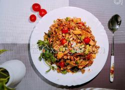 松子仁合桃素炒飯