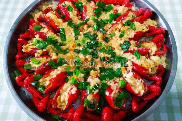 蒜蓉小龙虾粉丝(内附详细清洗小龙虾教程)