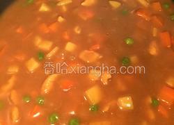 咖喱鸡肉浓稠版（土豆胡萝卜青豆）