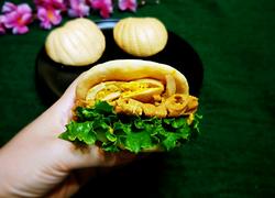 花干鸡蛋夹馍