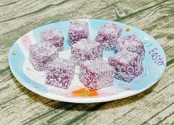 紫薯牛奶小方糕
