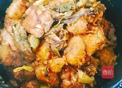 酸菜土豆排骨的做法图解14