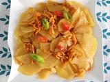 虫草菇炒土豆片