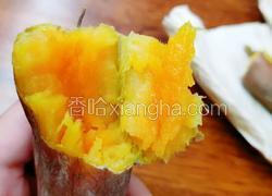 一看就会香喷喷的微波炉烤红薯