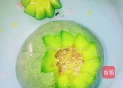 绿宝瓜蒸蛋的做法图解2
